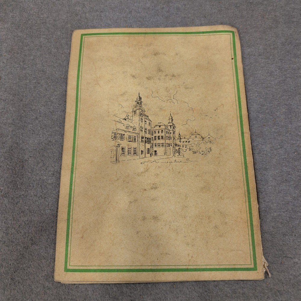 Vintage Restaurant Grillstube Rausch Menu Schwetzingen Germany German Ephemera - Picture 2 of 3